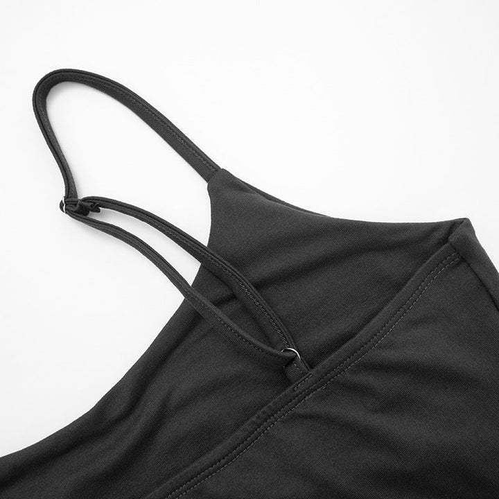 U neck solid backless cami pant set  | Festival Outfits Women