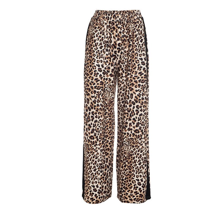 Leopard print pocket medium rise pant  | Festival Outfits Women
