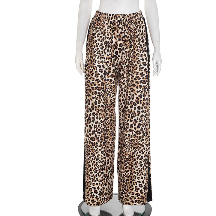 Leopard print pocket medium rise pant  | Festival Outfits Women