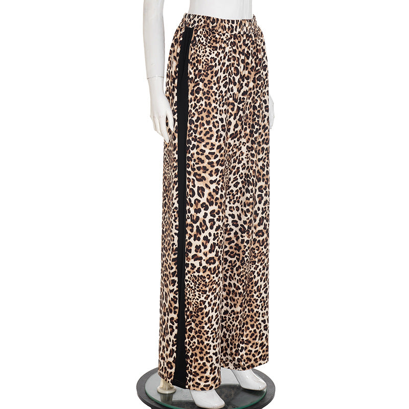 Leopard print pocket medium rise pant  | Festival Outfits Women