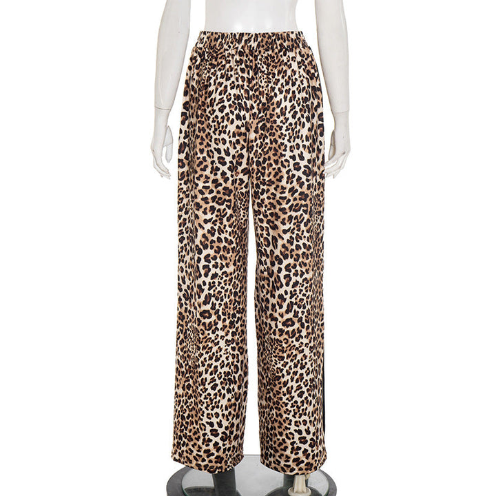 Leopard print pocket medium rise pant  | Festival Outfits Women