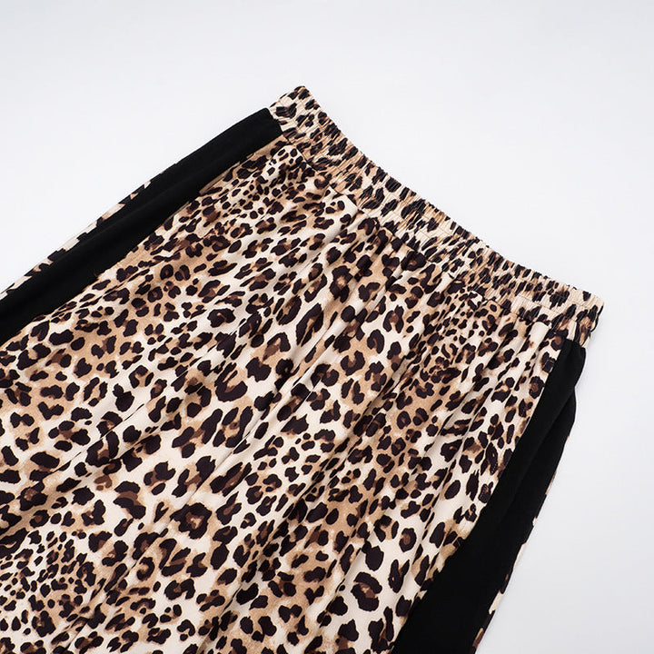 Leopard print pocket medium rise pant  | Festival Outfits Women