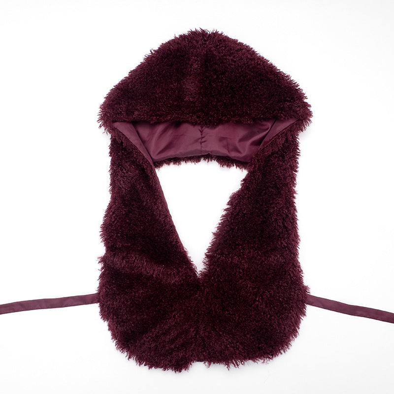 Hoodie backless self tie fluffy mini skirt set  | Festival Outfits Women