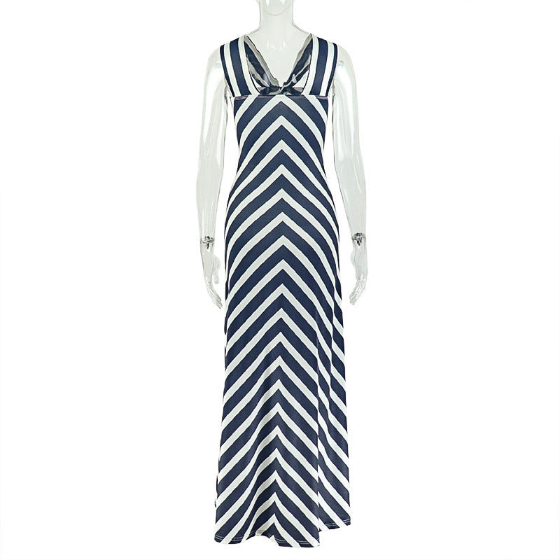 Zebra print hollow out cut out maxi dress  | Festival Outfits Women