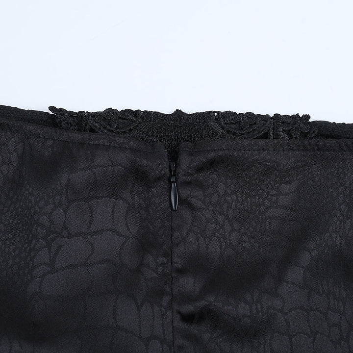 Irregular ruched zip-up print maxi skirt  | Festival Outfits Women
