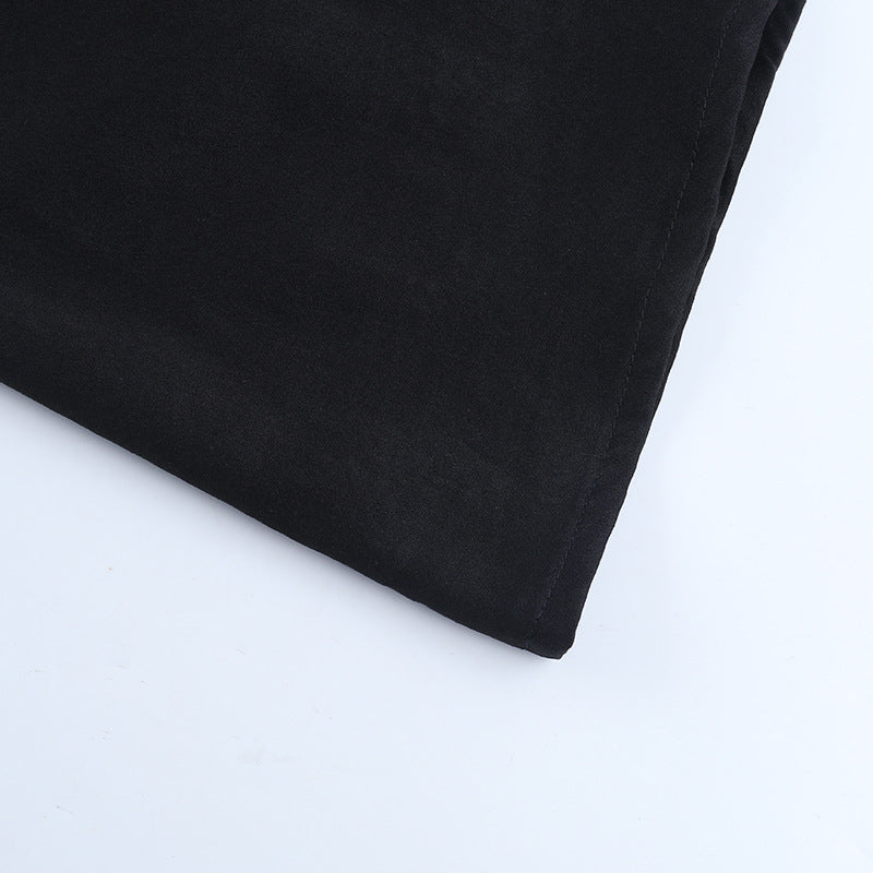 Ruched striped button applique solid maxi skirt  | Festival Outfits Women