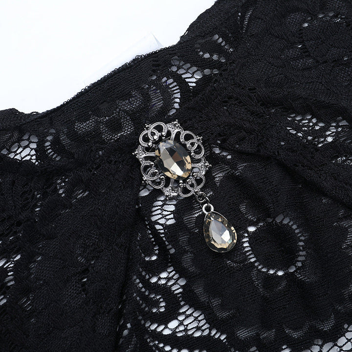 Long flared sleeve lace shrug top  | Festival Outfits Women