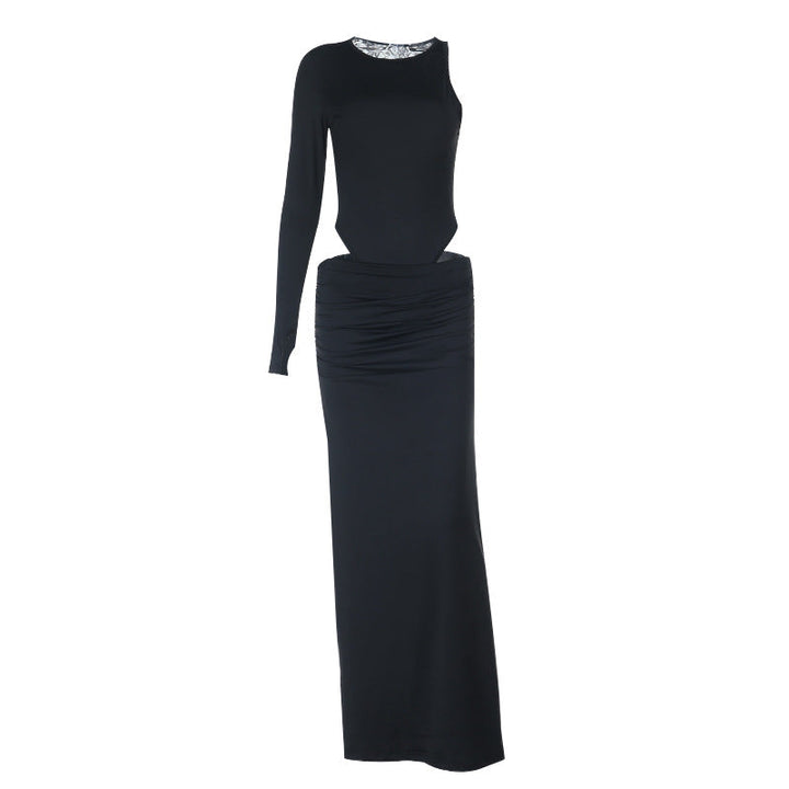 Long sleeve crewneck lace maxi skirt set  | Festival Outfits Women