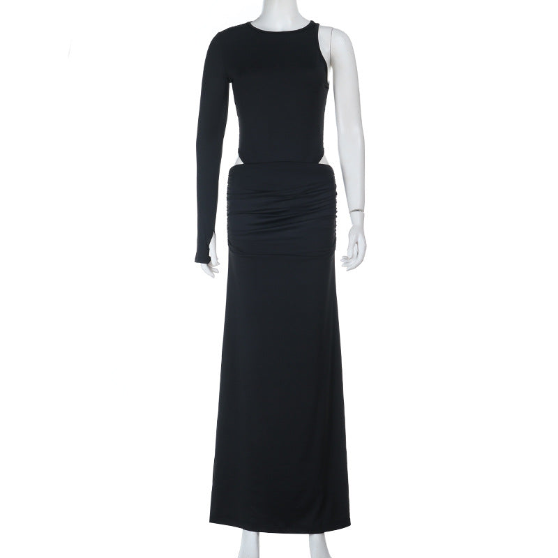 Long sleeve crewneck lace maxi skirt set  | Festival Outfits Women