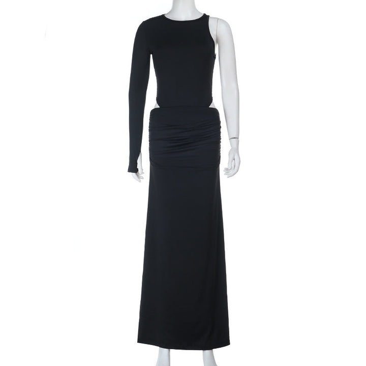 Long sleeve crewneck lace maxi skirt set  | Festival Outfits Women