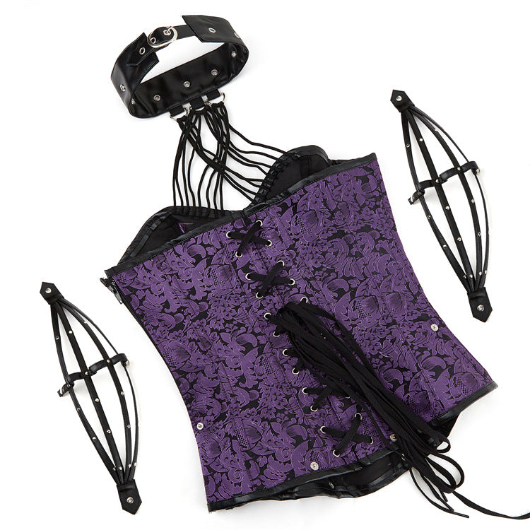 Halter o ring corset lace up top  | Festival Outfits Women