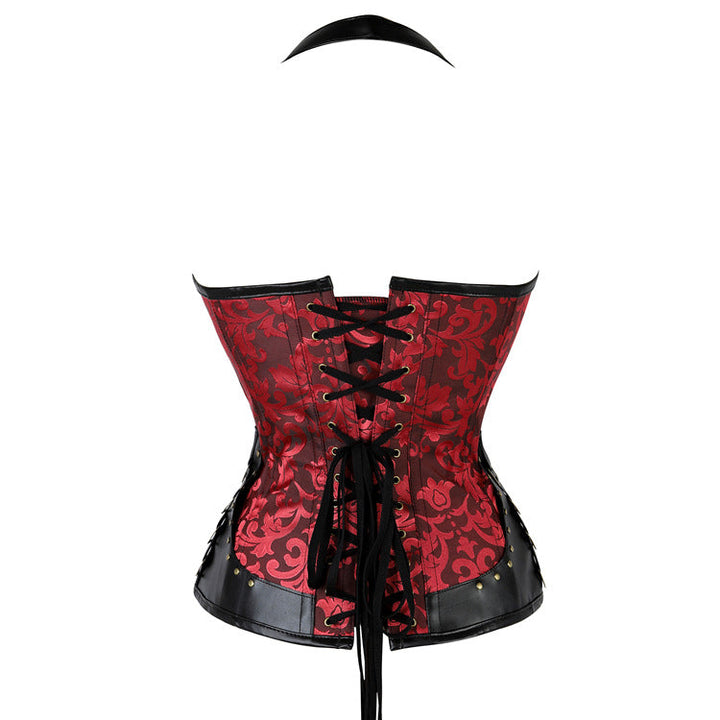 Halter corset buckle lace up backless top  | Festival Outfits Women
