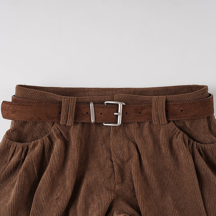 Corduroy low rise short pant  | Festival Outfits Women
