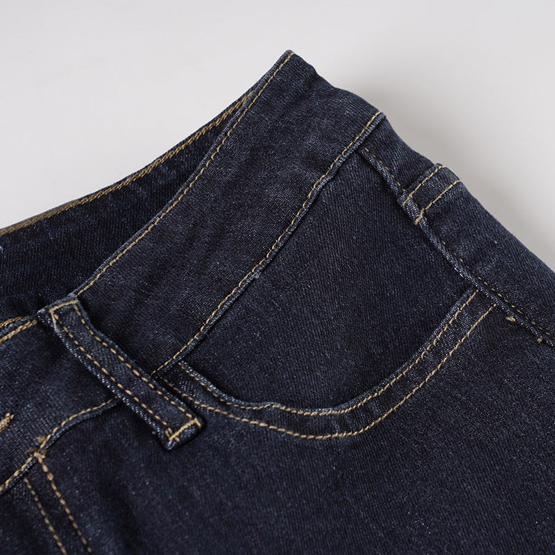 Low rise pocket zip-up jeans  | Festival Outfits Women