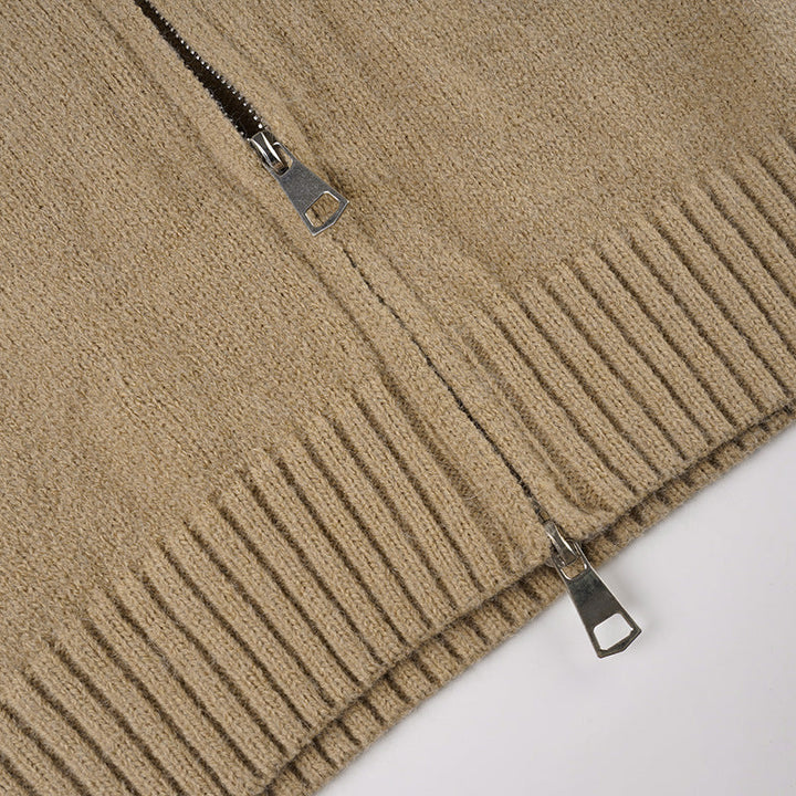 Hoodie long sleeve fluffy zip-up top  | Festival Outfits Women