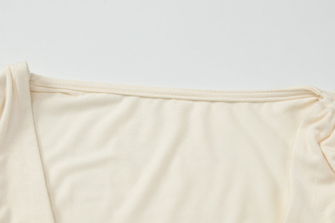 V neck ruched drawstring crop top  | Festival Outfits Women