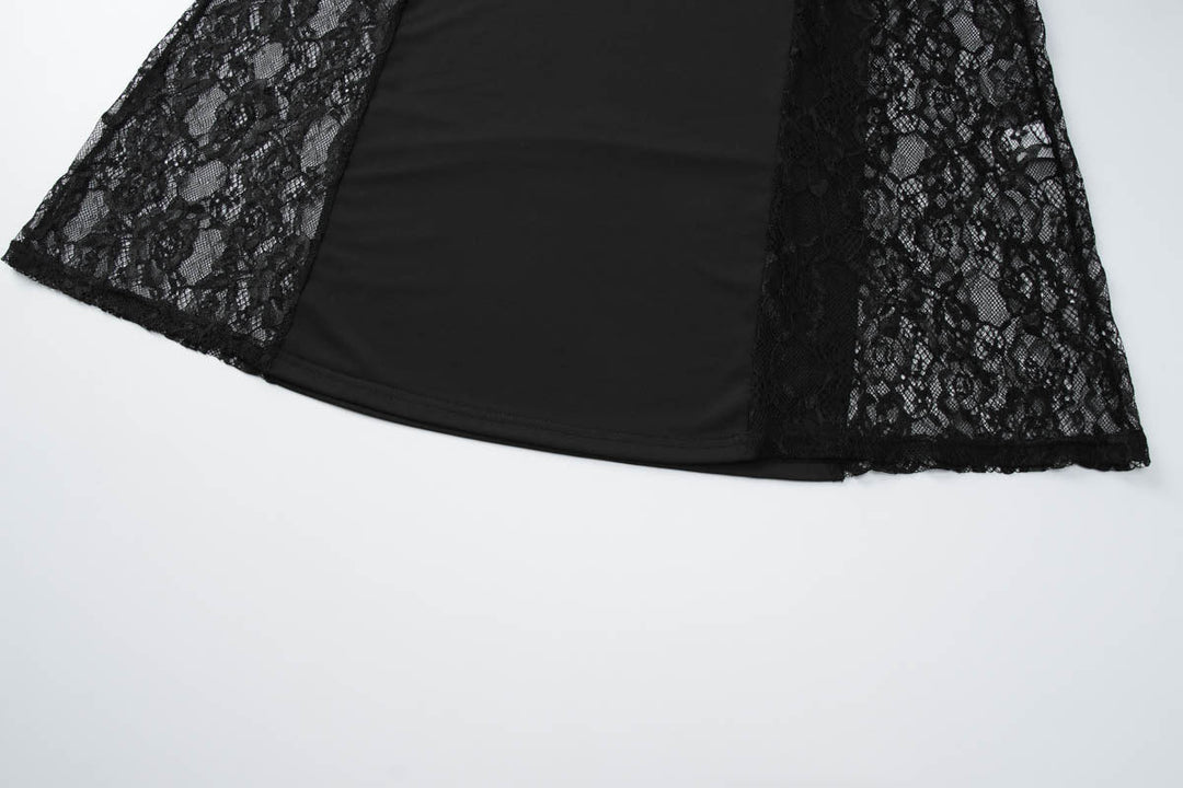 Lace hollow out cami cut out maxi dress  | Festival Outfits Women-final-sale