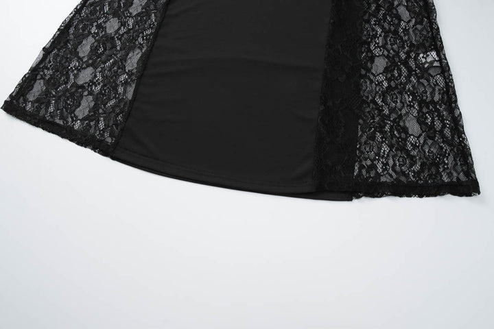 Lace hollow out cami cut out maxi dress  | Festival Outfits Women-final-sale