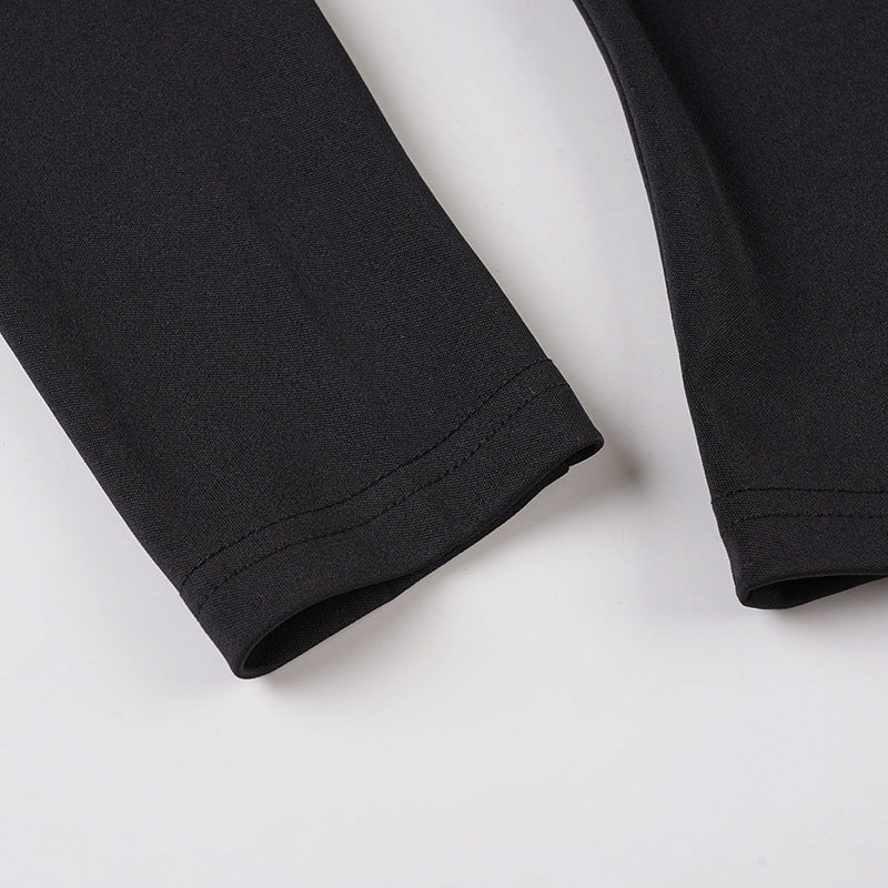 Hoodie long sleeve zip-up solid top  | Festival Outfits Women