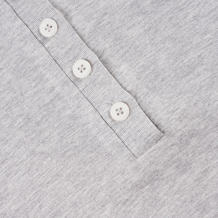Long sleeve turnover collar button solid top  | Festival Outfits Women