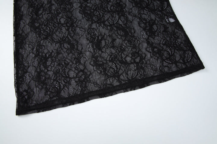 Lace backless tube maxi skirt set  | Festival Outfits Women