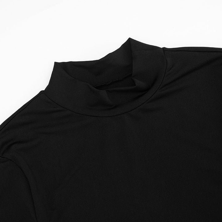 Long sleeve fluffy crewneck button bodysuit  | Festival Outfits Women