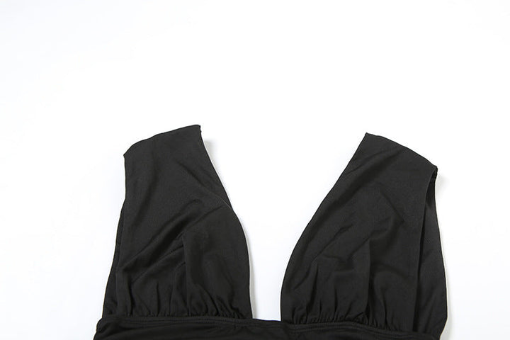 V neck ruched solid short pant set  | Festival Outfits Women