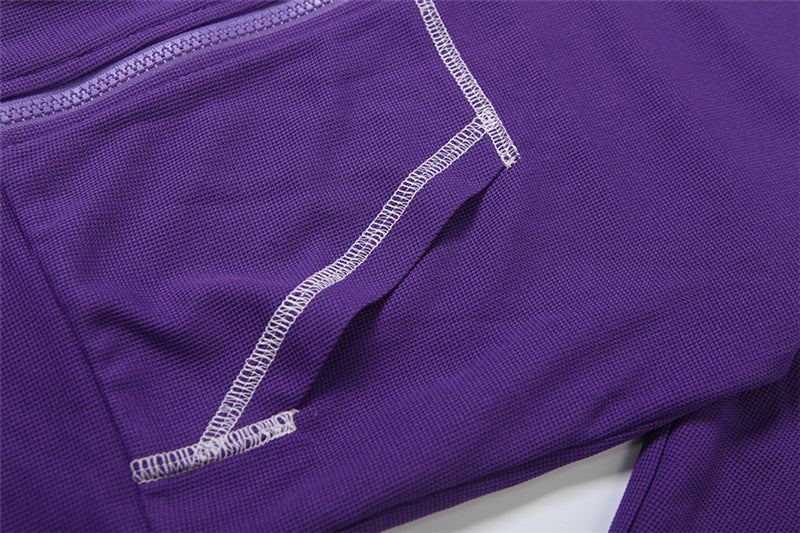 Hoodie long sleeve zip-up drawstring pant set  | Festival Outfits Women