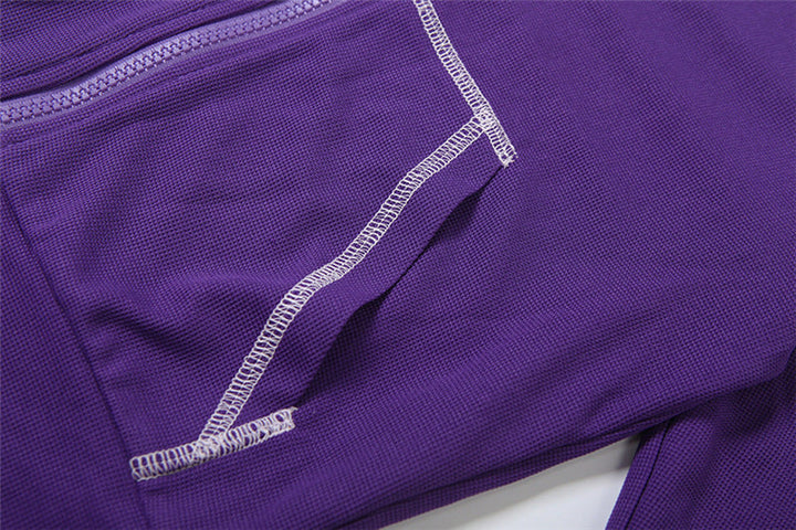 Hoodie long sleeve zip-up drawstring pant set  | Festival Outfits Women