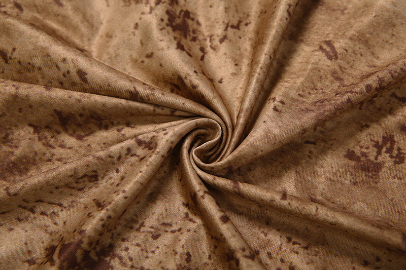 Cowl neck long sleeve high neck ruched mini dress  | Festival Outfits Women