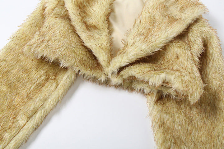 Long sleeve hoodie fluffy crop short pant set  | Festival Outfits Women