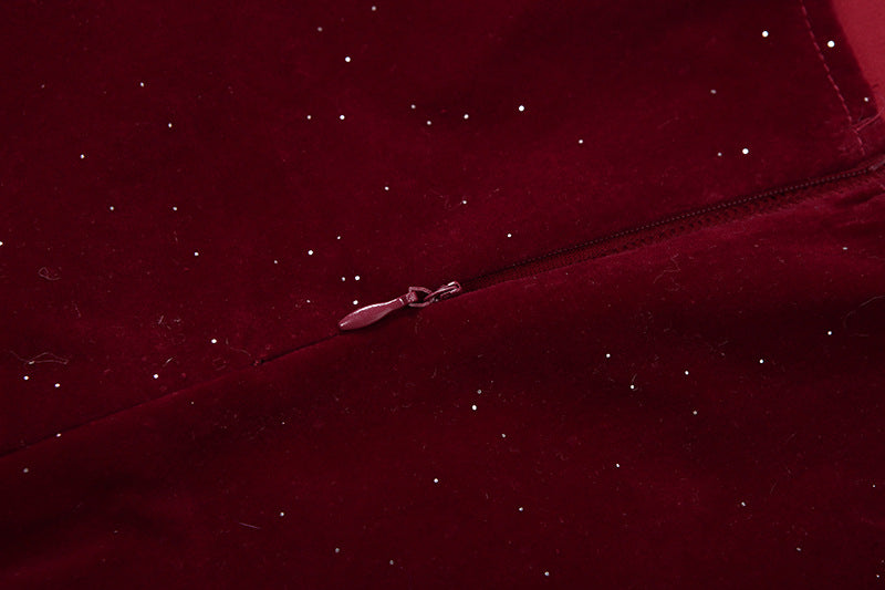 Halter deep v neck backless glitter mini dress  | Festival Outfits Women