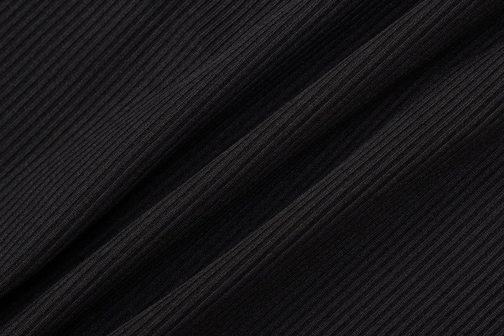 Ribbed square neck hollow out solid tank cut out top  | Festival Outfits Women