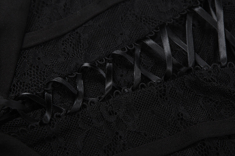 Lace up ruched corset cami maxi dress  | Festival Outfits Women