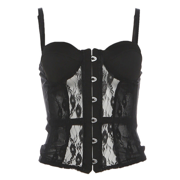 Padded button lace cami top  | Festival Outfits Women