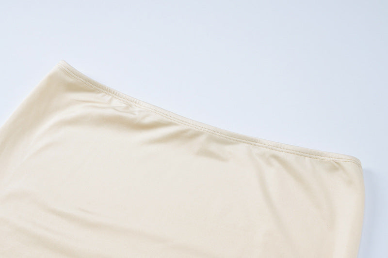 Self tie backless solid tube maxi skirt set  | Festival Outfits Women-final-sale