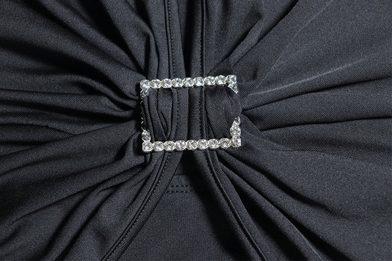 Halter ruffle backless self tie mini dress  | Festival Outfits Women