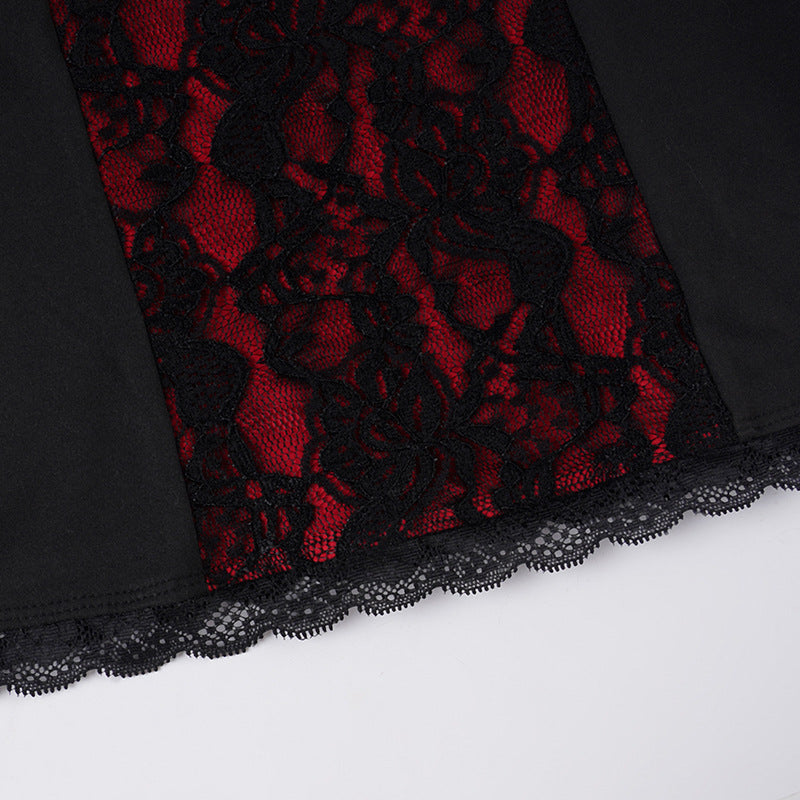 Square neck long sleeve flower applique lace top  | Festival Outfits Women