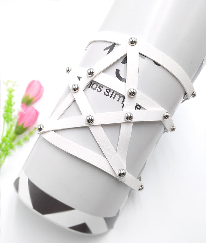 PU leather rivet thigh band  | Festival Outfits Women