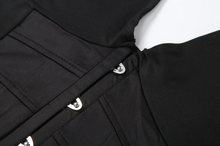 Halter v neck backless button top  | Festival Outfits Women