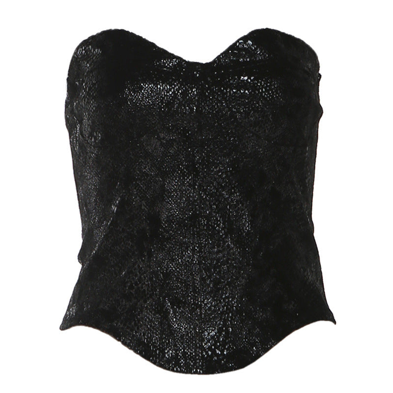 Sweetheart neck corset backless top  | Festival Outfits Women
