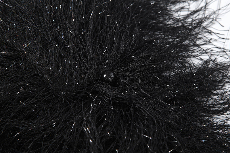 Halter tassels backless solid mini dress  | Festival Outfits Women