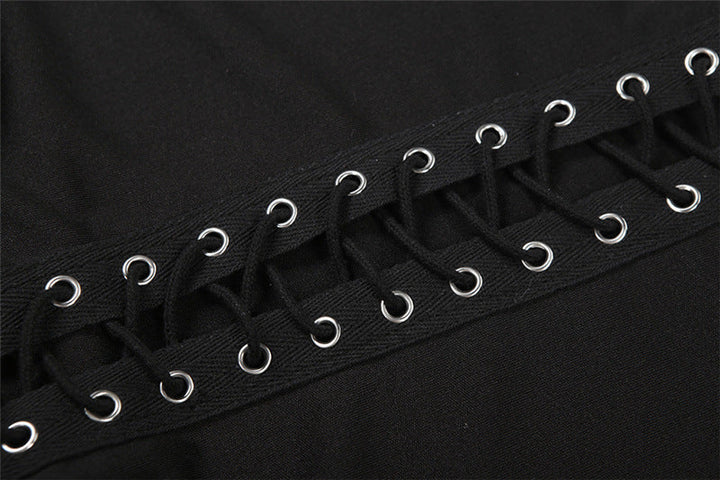 Hollow out self tie backless tube cut out maxi dress  | Festival Outfits Women