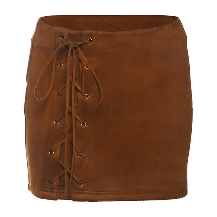 Lace up A line mini skirt  | Festival Outfits Women