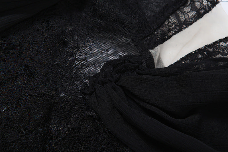 U neck lace ruched cami top  | Festival Outfits Women