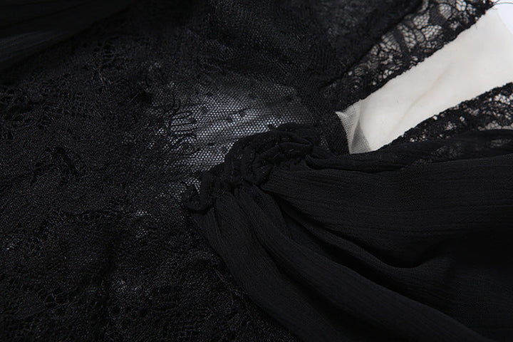 U neck lace ruched cami top  | Festival Outfits Women