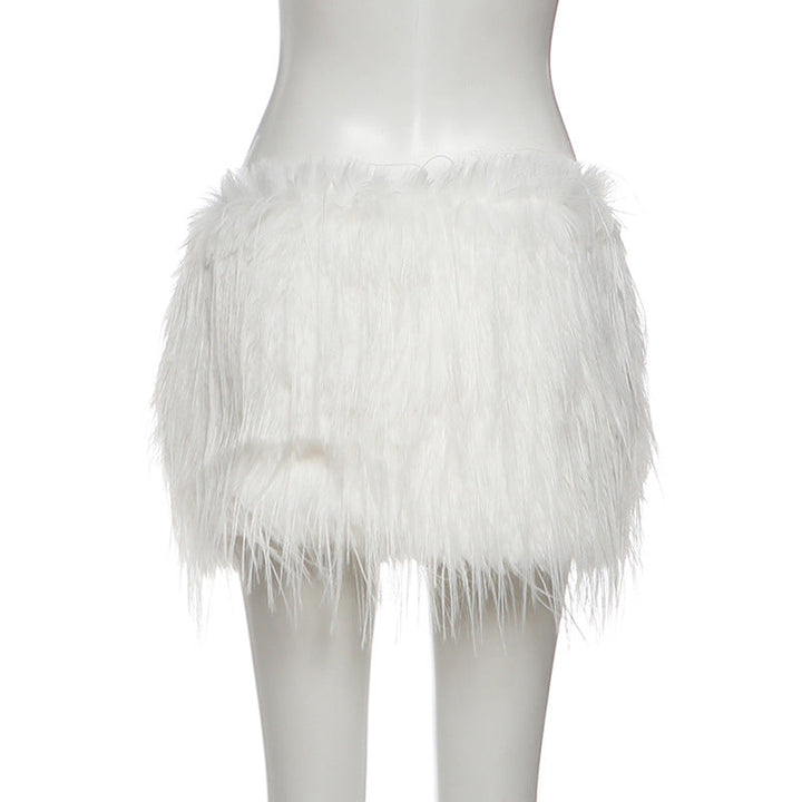 Fluffy A line mini skirt  | Festival Outfits Women