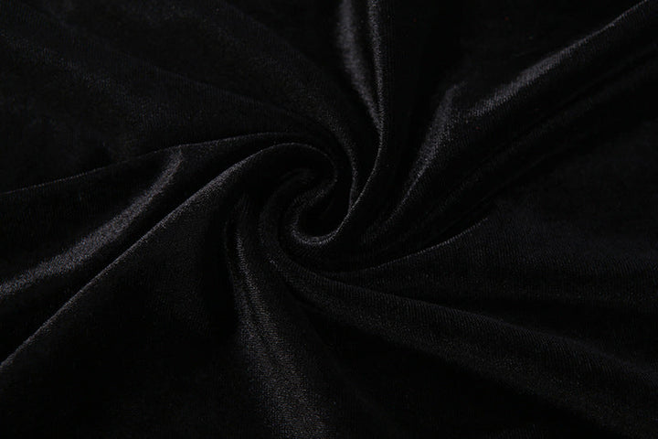 Slit flower applique backless tube maxi dress  | Festival Outfits Women