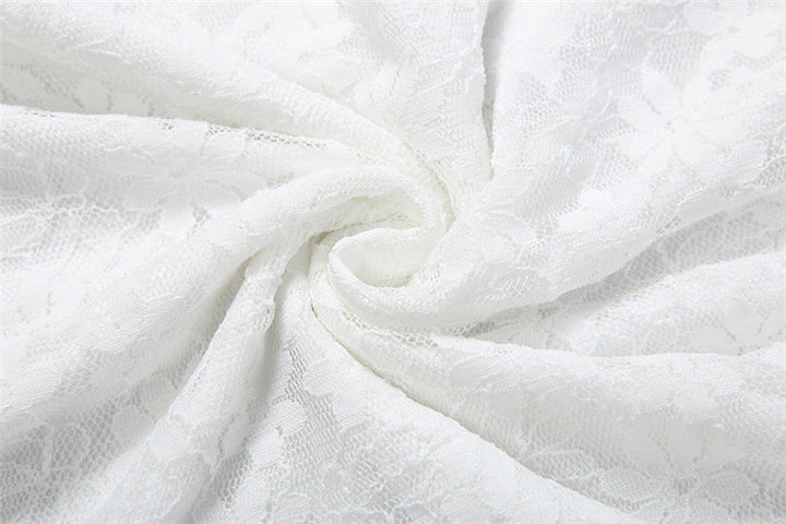 Off shoulder long sleeve lace solid maxi dress  | Festival Outfits Women