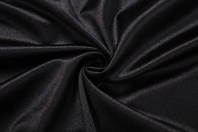 Lace self tie halter v neck slit irregular mini dress  | Festival Outfits Women